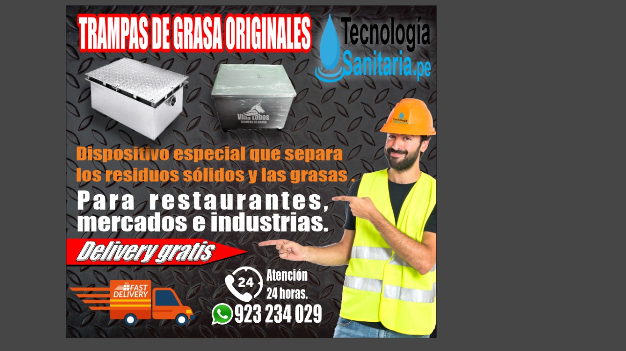 FABRICACIÓN DE TRAMPAS DE GRASA PARA LIMA 923234029 